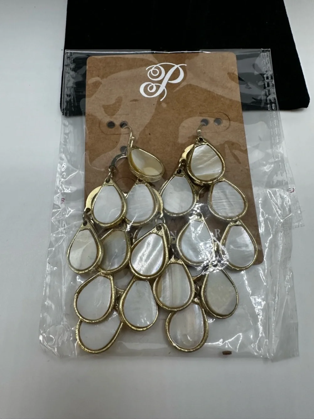 PLUNDER Goldtone Chandelier Casual Summer Dangling Earrings